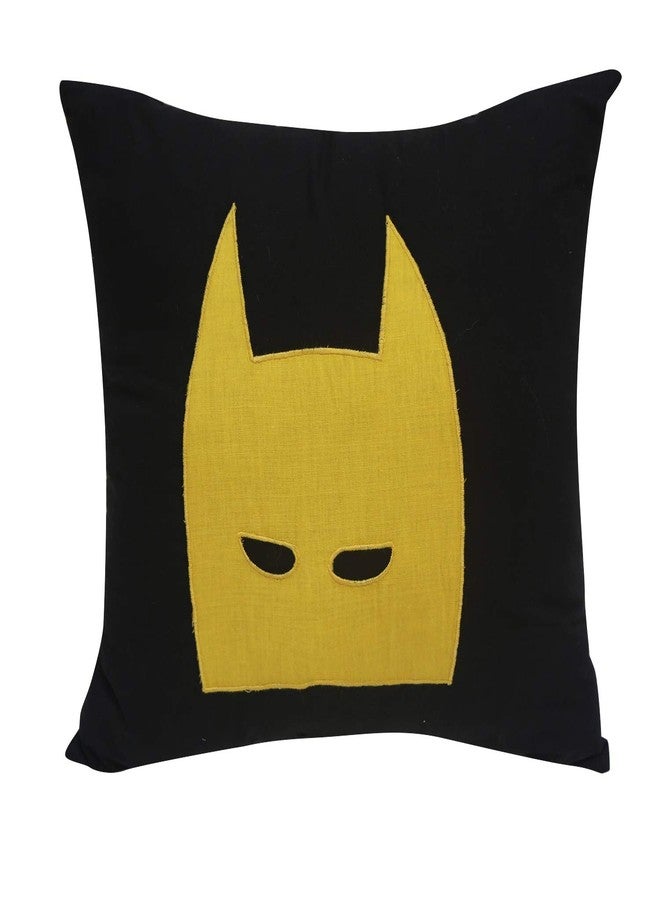 creative textiles Soft Plush Decorative Cushion Pillow Stuffed/Gift for Kids/for Birthday Gift for Home (Black with Yellow) - Image 2